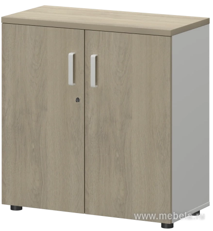 Офисный шкаф для документов низкий закрытый