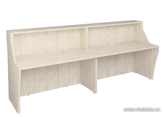 Стойка ресепшн прямая с вырезом