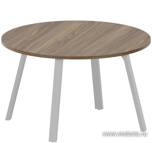 Стол для переговоров круглый (опоры прямоугольного сечения)