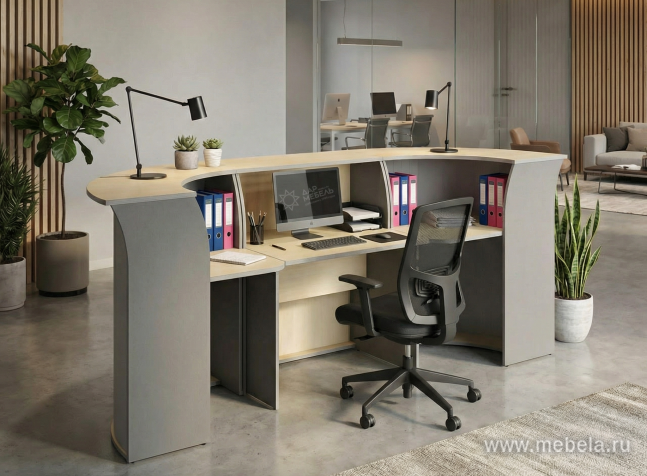 Стойка ресепшен прямая 160