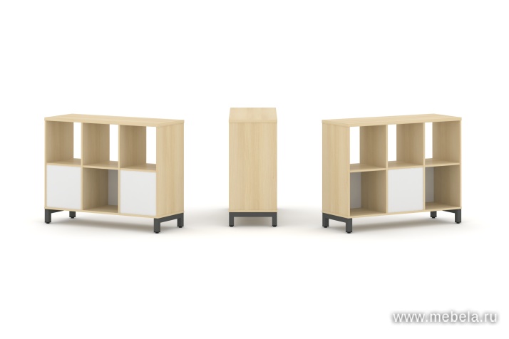 Каркас стеллажа 2 яруса (без вставок и задних стенок)