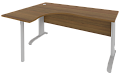 Стол эргономичный на металлокаркасе (левый)