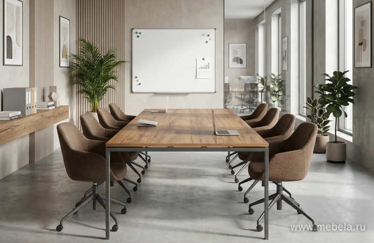 Стол письменный Smart на П-образном металлокаркасе