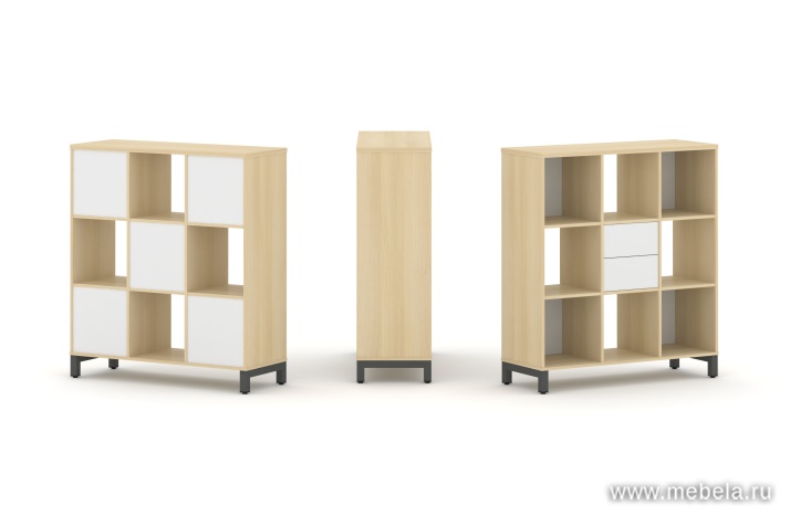 Каркас стеллажа 2 яруса (без вставок и задних стенок)