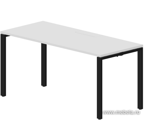 Стол письменный (меламиновый аутлет) на П-образном металлокаркасе Strike