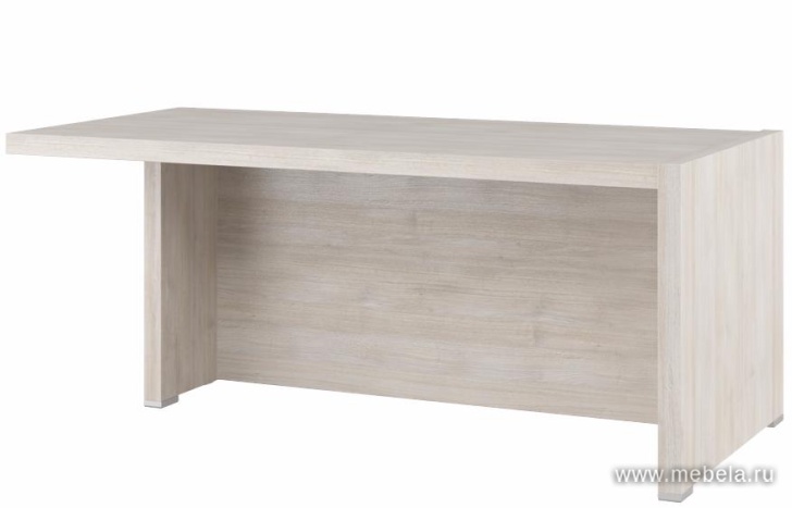 Стол письменный с асимметричными опорами (левый)