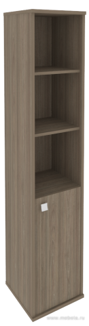 Офисный шкаф высокий узкий полузакрытый(Л/Пр)