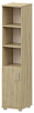 Офисный шкаф узкий высокий полузакрытый (ЛДСП)