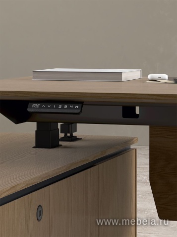 Стол руководителя на электроприводе, без экрана