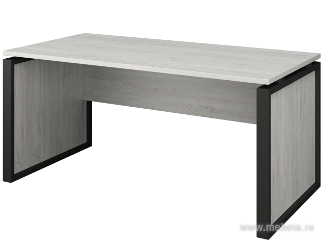 Стол руководителя (металлик , белый, антрацит)