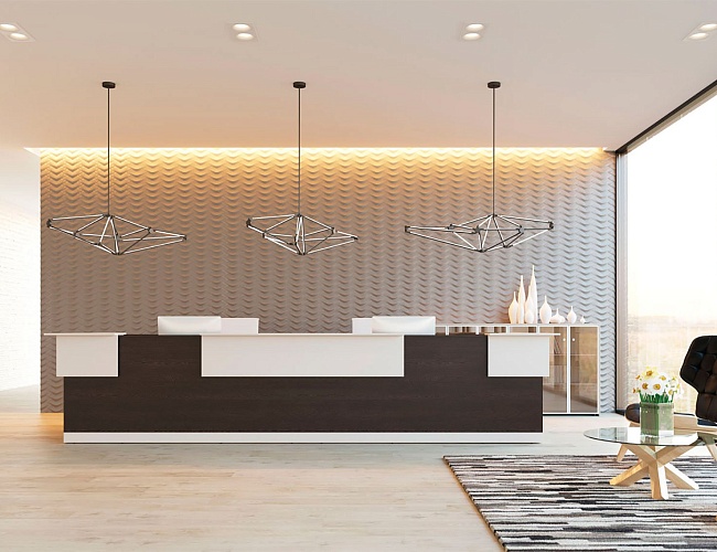 фото стойка ресепшн Рио Венге №2