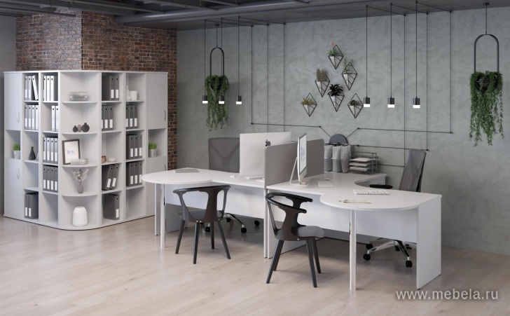 Полукруг на один стол