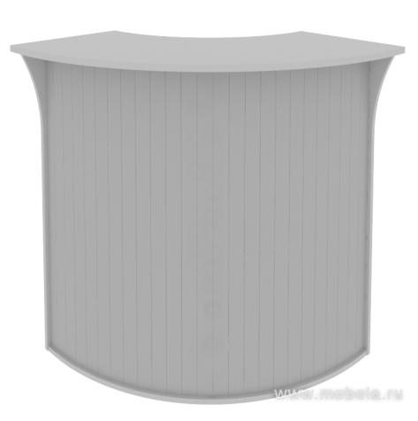 Стойка ресепшн угловая ролета (без полки)