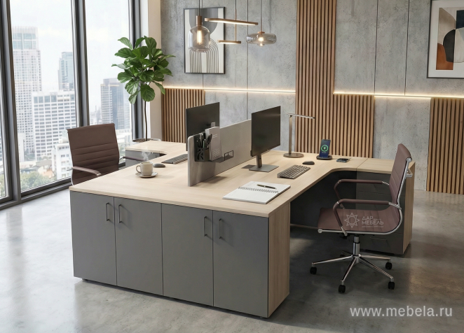 Каркас стеллажа 2 яруса (без вставок и задних стенок)