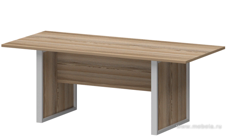 Стол переговорный (металлик, белый, антрацит)