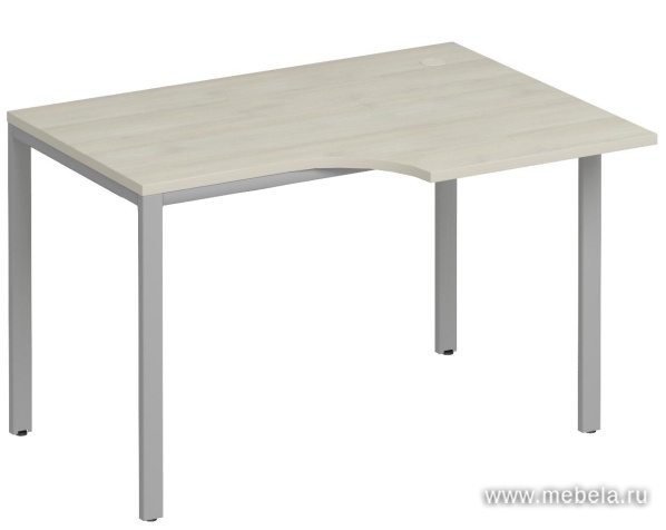 Стол письменный на П-образном металлокаркасе (правый)