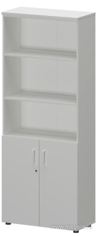 Офисный шкаф для документов высокий полузакрытый