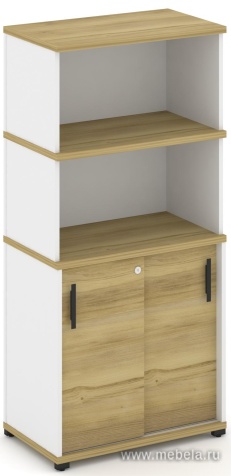 Офисный шкаф-купе опорный/приставной с надставкой высокой