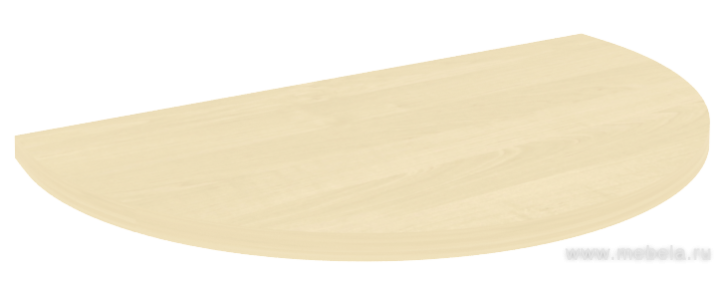 Полукруг на один стол