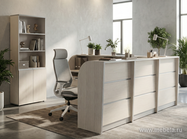 Модуль стойки ресепшен прямой (без стола)