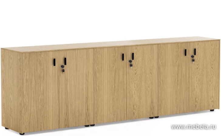 Офисный шкаф низкий (6 дверей)