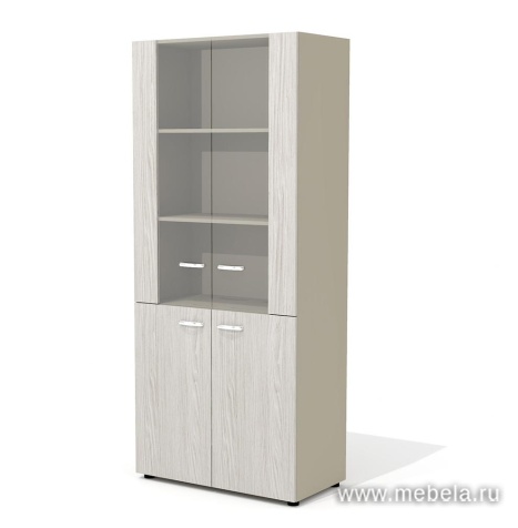 Офисный шкаф низкий с глухими фасадами