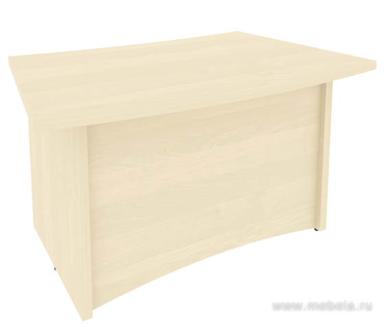 Офисный письменный стол для руководителя (криволинейный)