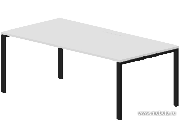 Стол письменный (меламиновый аутлет) на П-образном металлокаркасе Strike