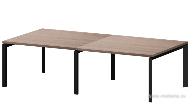 Стол переговорный на металлокаркасе