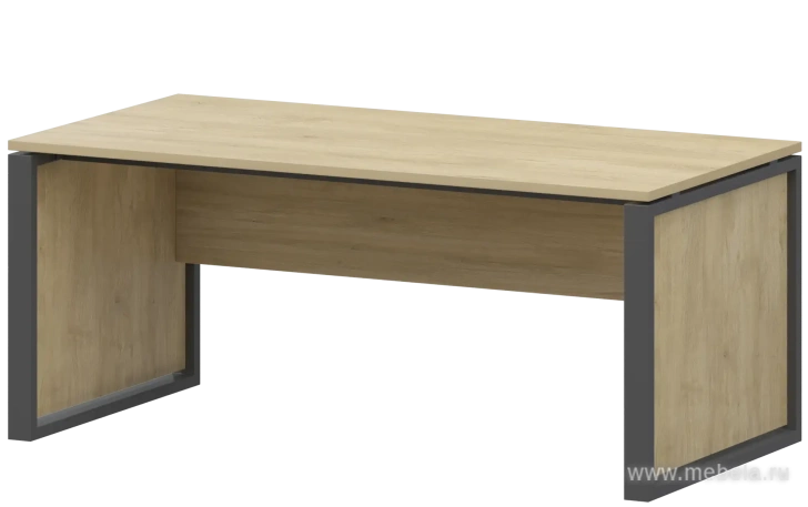 Стол руководителя (металлик , белый, антрацит)