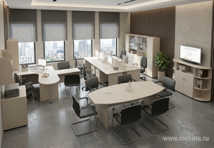 Стол письменный на П-образном металлокаркасе