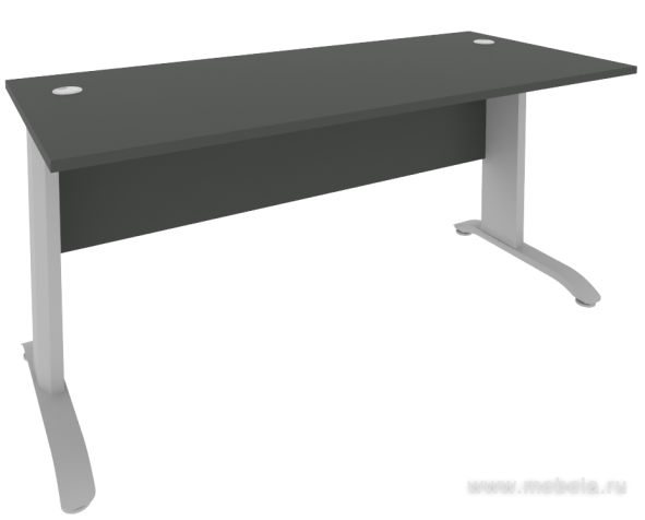 Стол письменный на L-образном металлокаркасе