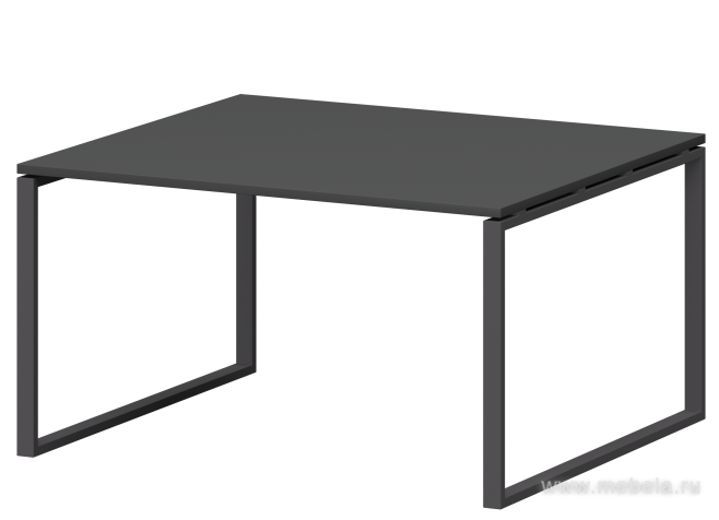 Стол переговорный на О-образном металлокаркасе