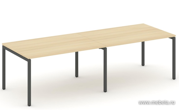 Стол переговорный на П-образных опорах 40х40