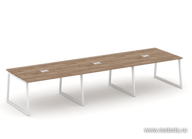 Стол переговорный на T1-образных опорах 40х40