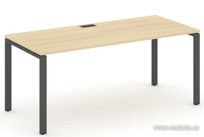 Стол руководителя на металлокаркасе на П-образных опорах