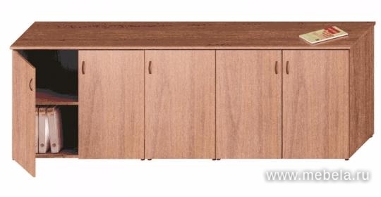 Офисный шкаф низкий глухой