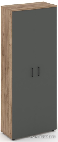Офисный шкаф высокий широкий (2 высоких фасада, задняя стенка ЛДСП