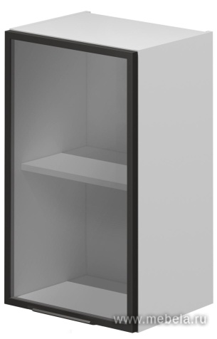 Шкаф кухонный навесной, полка 1 дверь стекло