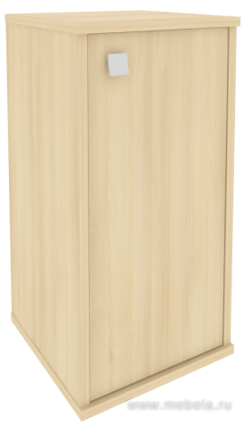 Офисный шкаф узкий низкий Л/Пр