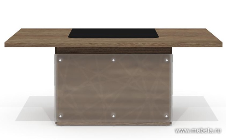 Стол руководителя с декор. траверсом