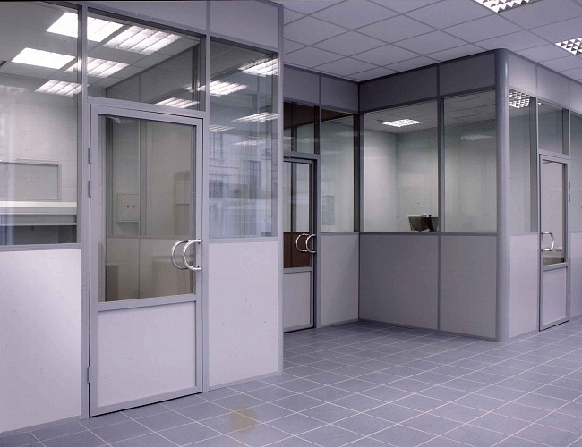 фото Стационарные перегородки №3