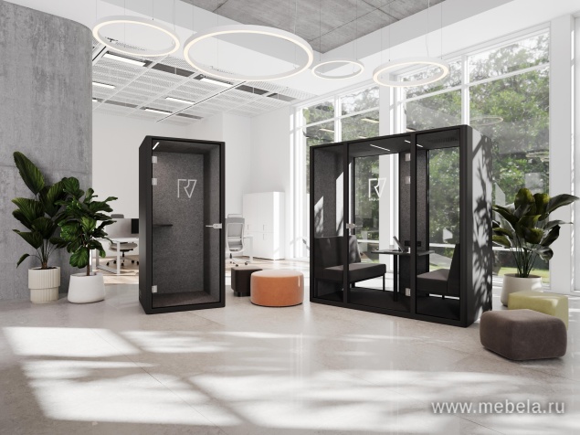 Четырехместная акустическая кабина (задняя стенка металл)         