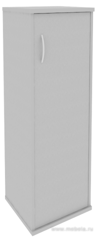 Офисный шкаф узкий средний закрытый, Л/Пр.