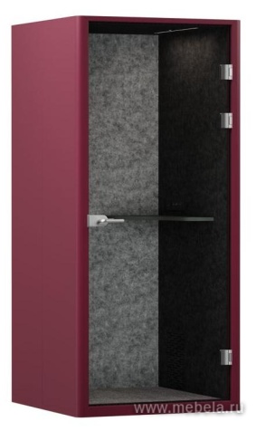 Одноместная акустическая кабина (задняя стенка металл)         