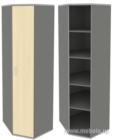 Офисный шкаф для документов угловой