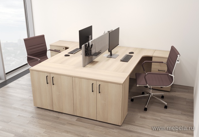 Каркас стеллажа 2 яруса (без вставок и задних стенок)