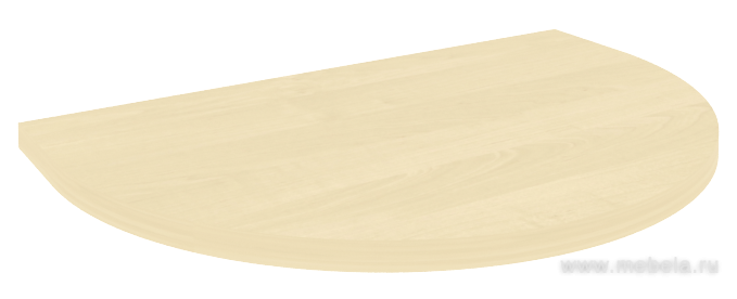 Полукруг на один стол