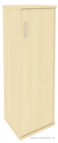 Офисный шкаф узкий средний закрытый, Л/Пр.