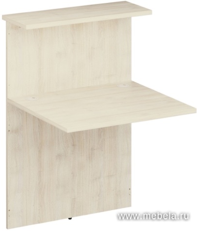 Модуль стойки ресепшен прямой с заглушками (без опор)